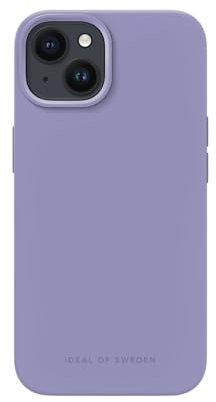 IDEAL OF SWEDEN Griffige Silikon-Handyhülle mit Einer glatten Haptik und leichtem Gefühl - Schützende stoßfeste Hülle in trendigen Farbdesigns, Kompatibel mit iPhone 13/14 (Purple)