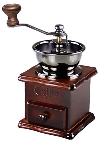 Macinino manuale per chicchi di caffè, portatile, regolabile