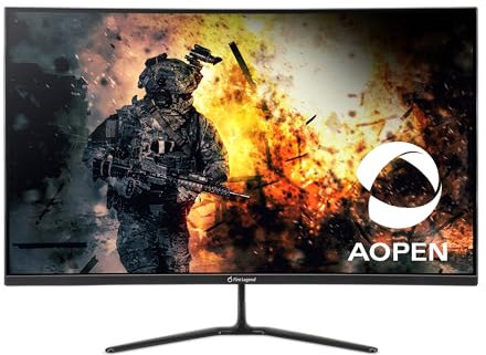 AOPEN Acer 32HC5QR S3biipx Curved Gaming Screen 31.5 Full HD 1920 x 1080 16:9 AMD FreeSync Premium 180Hz 1ms TVR Tilt VESA Mount 1 x DisplayPort 1.4