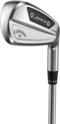 Callaway Golf Apex AI300 Einzeleisen (linke Hand, Stahl, steif, 4 Eisen)