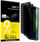 NEW'C 3 Pack Privacy for iPhone 12 Mini Screen Protector (5.4), Enhanced 28-Degree Privacy Angle, Ultra Durable 9H Hardness, Bubble-Free