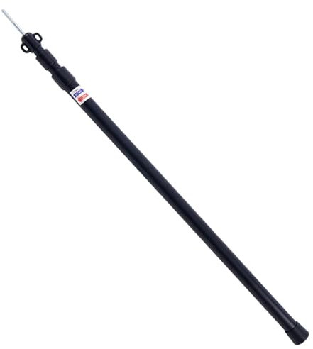 Amagogo Telescopic Awning Pole Support Rod Replacement Canopy Pole Tent Accessories for Hiking, Black