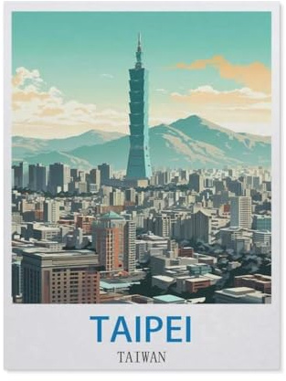 Puzzles 1000 Teile für Erwachsene，Taipeh, Taiwan，Klassische Puzzle Teenager Jungen Mädchen Puzzle Lustige Familienpuzzles In Premium-Qualität Zum Geburtstag（38x26cm）-CM8