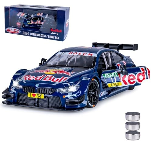 JAMARA 402629 BMW DTM GT3 Diecast 1:24 inkl. Knopfzellen - Modellauto Spielzeug, Kinder Car, Model Miniatur Fahrzeuge, Geschenkidee für Kinder, Türen Manuell öffnen/schließen
