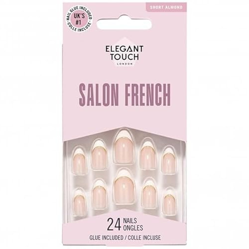 Long Wearing False Nails - Salon French No. 147 (O