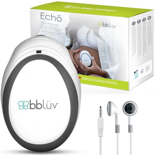Echö: Escucha, Comparte los Sonidos del Bebé en tu Vientre - Amplificador de Embarazo Portátil e Inalámbrico con Auriculares Incluidos