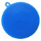 EliteKoopers Blue Silicone Dish Washing Sponge Scrubber Cleaner Pad for Kitchen (1 Pcs)