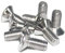 Vis à tête fraisée avec six pans creux (ISK) – M8 x 18 – (10 pièces) – DIN 7991 / ISO 10642 – Filetage complet – Vis à tête fraisée – Matériau : acier inoxydable A2 V2A.