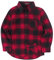 Spring&Gege Chemise à Carreaux en Flanelle Boutonnée à Manches Longues pour Garçon Rouge Noir 13-14ans