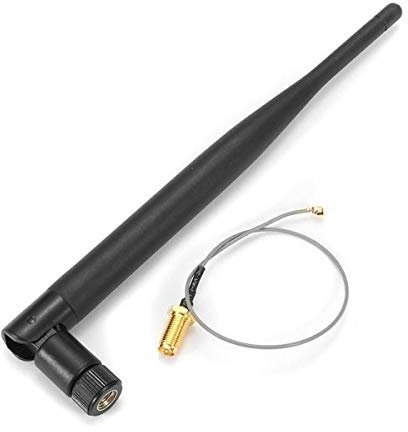 WZhen 3Pcs 2.4Ghz 6Dbi 50Ohm Wireless Wifi Omni Copper Dipole Antenna Sma To Ipex For Monitoring Router