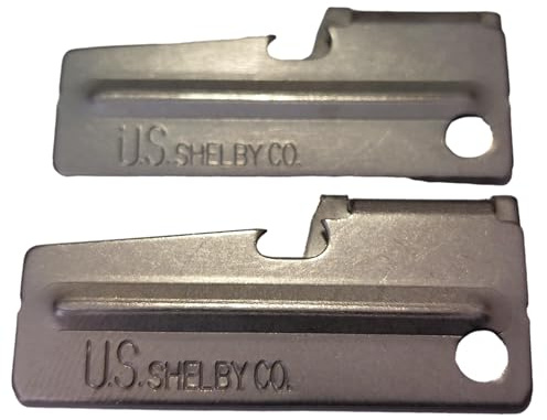Best Glide ASE 's U.S. SHELBY CO. Abrelatas estilo militar, P-38 (paquete de 2)