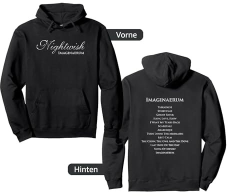 Imaginaerum (Nightwish Logo + Album-Trackliste) Pullover Hoodie