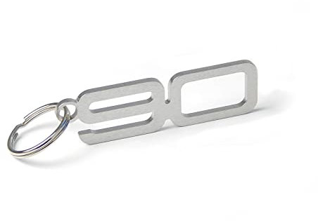 Schlüsselanhänger für Audi 90 - Edelstahl gebürstet