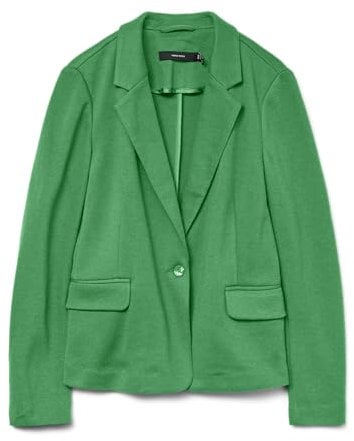 VERO MODA VMJULIA LS Blazer DNM Noos Corto, Verde Acceso, 42 Donna