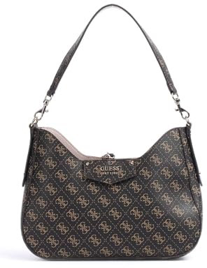 GUESS Hobo bag brenton pochette, ECO BRENTON HOBO, HWEVG839002-BNL, Braun (braun logo), Einheitsgröße