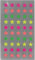 NEU Office Sticker Sterne, neon, Größe S, 4 Blatt