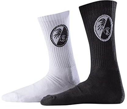 SC Freiburg Sportsocken Socken Wappen 2er Set (39/42)