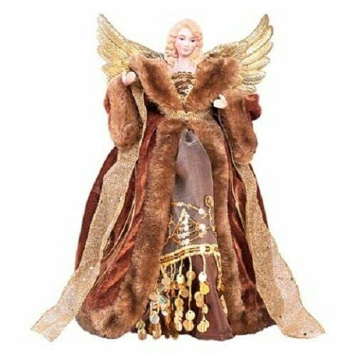 HoitoDeals 12 Copper Tree Top Topper Angel Festive Christmas Xmas Fairy Decoration (1Pcs)