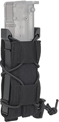 ACEXIER Tactical Magazine Pouch 9mm Pistol Single Mag Bag Molle Flashlight Pouch Torch Holder Hunting Knife Holster Shooting