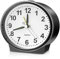 Brifit Analog Alarm Clock, Silent Alarm Clock Bedside with Night Light, Large Dial Display & Large Snooze Button, No Ticking & Long Battery Life, Small Size & Large Numbers for Home, Office, Kitchen