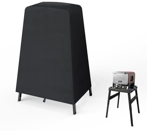 Cover fit for Ninja Woodfire Oven [OO101UK] on Stand [Cover Only], 420D Oxford, Windproof Dustproof with Buckle