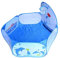 Kiddy-Fux Zelt Blau für Bälle für Bällebad Ø5,5cm Bälle für Kinder Bällebäder Babybälle Plastikbälle Ballpool Bällepool Spielbälle Kinderbällebad 5,5cm Durchmesser