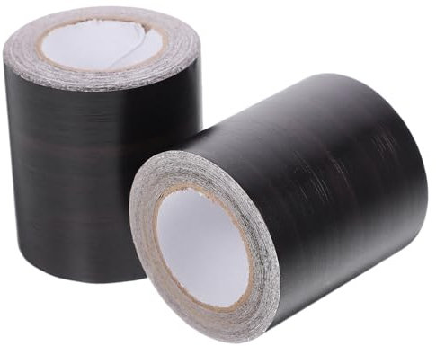 Homoyoyo 2 Rollen Selbstklebende Fußleistenaufkleber Marmoroptik Hochflexibel 5cm X 5m Wanddekoration für Wohnzimmer Balkon Flur