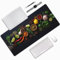 Schwarz Mauspad XXL Mauspad 700x400 mm Schreibtischunterlage, Wasserdicht Mauspad Gewürz Mousepad XXL, Gaming Mauspad Groß Verbessert Präzision und Geschwindigkeit für Gaming Zubehör Zimmer Deko-MU859