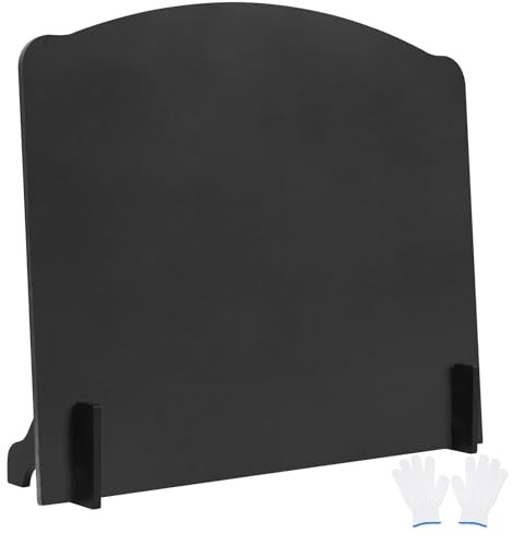 GoCampDirect Chimenea de hierro de 21 pulgadas con pies, placas traseras de chimenea, reflector de calor de chimenea, esta chimenea de hierro es para reflejar el calor de nuevo en la habitación,