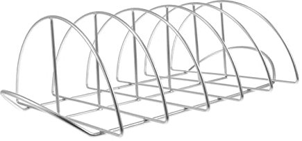 BESPORTBLE 1pieza Soporte Inoxidable para Barbacoa Parrilla De Rib Rack para Asados Exterior para Camping y Picnics Diseño Antiadherente y