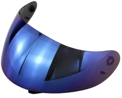 Guajiro - Visiera per casco Compatibile con AGV K3 / K4 - Schermo in Policarbonato Rinforzato predisposto per Pinlock (Blu)