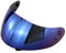 Guajiro - Visiera per casco Compatibile con AGV K3 / K4 - Schermo in Policarbonato Rinforzato predisposto per Pinlock (Blu)