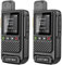 LUOTWO Global 2-Pack Walkie Talkie 4G PoC Radio de Largo Alcance Ilimitado PTT LTE Radio de Dos Vías para Adultos Intercomunicador de Largo Alcance 5000 km con GPS