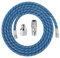 IKOPFLN Nylon Airbrush Schlauch 1,8 m mit 1/8-1/4 Airbrush-Adapter - Standard 1/8 Anschlüsse an beiden Enden für schnelles Trennen - für Spritzpistolen-Luftkompressor(blau)