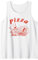Pizza Schachtel Karton - Design Italienisches Retro-Logo Tank Top