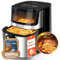Taylor Swoden Freidora Aire 8 Litros Dual Blaze™ Air Fryer 2000W, Ventana, EvenlyCook, 10 Programas, 3 Modos, Interior Metálico, Apta para Lavavajillas, Con Papel Freidora Aire 100 Unidades