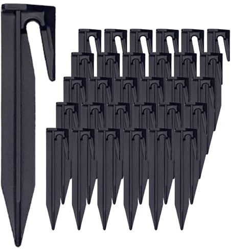 Set da 200 Picchetti per Robot Tosaerba Picchetti per Robot Tagliaerba Picchetti per Fissaggio Filo Perimetrale Robot Rasaerba Ganci da Terra per Giardino Tenda