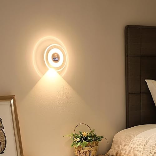 EKJANEPE LED Motion Sensor Rechargeable Wall Light, USB Magnetic Stick‑On Night Light, Portable Removable Cordless Wireless Automatic Battery Stick, Touch Night Lamp for Bathroom, Kitchen, Hallway