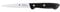 WMF Classic Line Spickmesser 20 cm, Gemüsemesser, Spezialklingenstahl, Kunststoffgriff, Klinge 10 cm