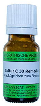 Sulfur C30, 10g Globuli