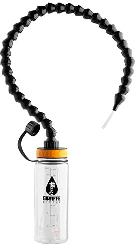 Giraffe Bottle Tower Trinksystem für freihändiges Trinksystem, transparente Tritan-Flasche (Länge 76 cm)
