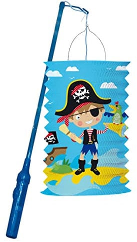 amscan lampion Kleiner Pirat 40 cm Papier blau