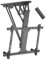 Allcam Electric Motorised TV Ceiling Bracket Compatible with most 42 - 65 LCD/LED TVS up to Mount Size 600x400