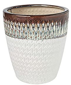 NICETOW Vasos para Plantas de Flores Vaso de cerâmica de cerâmica Branca Moderno Restaurante doméstico europeu Decoração de escritório Vaso de Flores de Piso Grande Vaso de Flores para Plantas Inter