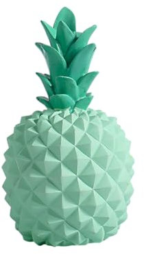 Uposao Ananas Dekoration, Grün Modern Resin Ananas Ornamente Dekorative Figur Tischdeko Obst Deko Handwerk für Geburtstagsfeier, Fenster, Zimmer Deko Hochzeit Party, Fotografie Studio Requisiten