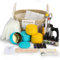 YMing Kerzen Selber Machen Set,DIY Kerzenherstellung Kit für Erwachsene und Kinder,Duftkerze gießen Geschenke Set mit 900ml Kerzenwachsschmelzer,Kerzendosen,Duftöl,Farbblöcken,Candle Wick,Aufklebern