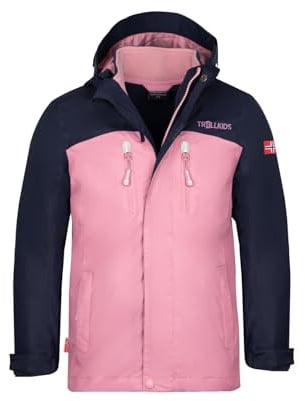 Trollkids Girls Bryggen 3in1 Jacket