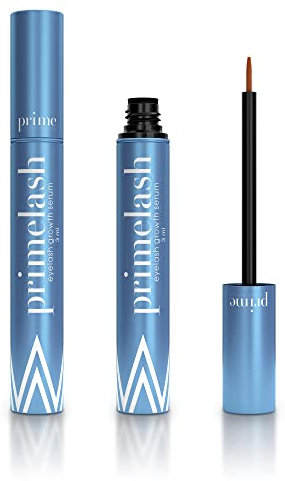 Prime Prometics PrimeLash Wachstumsserum für Frauen über 50 - Mehr Wimpern - dicht, kräftig, geliftet - in 1 Mal Auftragen pro Abend, mit Vitaminen angereichert, für empfindliche Augen
