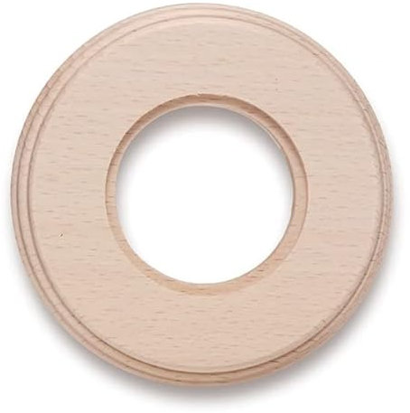 FONTINI - Plaque décorative 1 poste Hêtre Naturel Garby Colonial