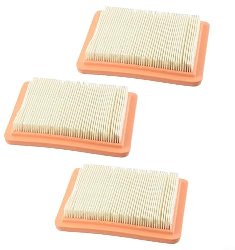 3 filtros de aire para cortacésped Hon-*da GCV145/170/200 HRU19/HRN216/HRX217/HRG466 17211-Z8B-901, longitud = 130, ancho = 114, altura = 20 mm